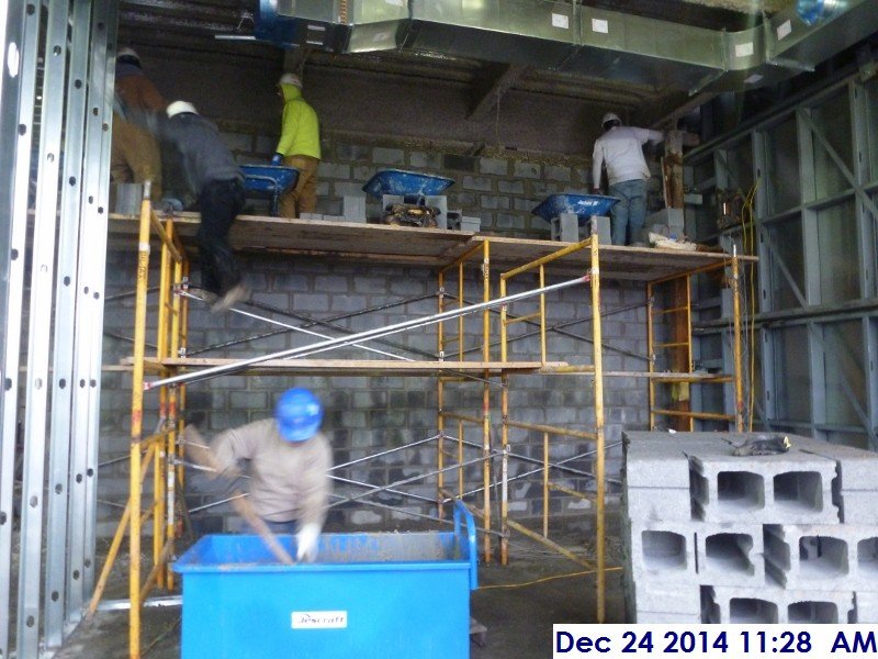 Laying out block at the 2nd floor UCIA Facing North